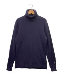 NIGEL CABOURN（ナイジェルケーボン）の古着「サーマルタートルネックカットソー」｜ネイビー