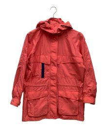 Eddie Bauer（エディーバウアー）の古着「ナイロンマウンテンパーカー」｜ショッキングピンク