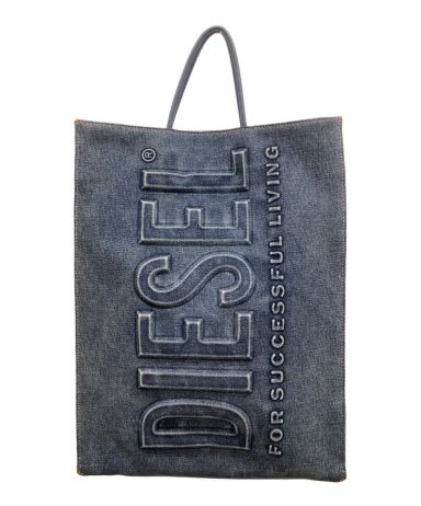 【中古・古着通販】DIESEL (ディーゼル) ロゴデニムトートバッグ