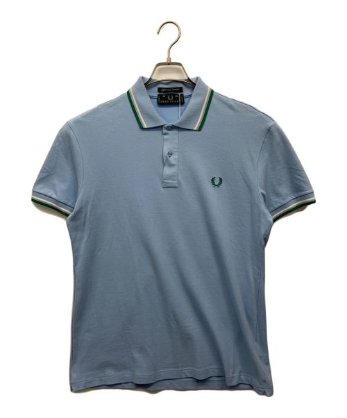 FRED PERRY（フレッドペリー）FRED PERRY (フレッドペリー) 半袖ポロシャツ スカイブルー サイズ:46 未使用品の古着・服飾アイテム