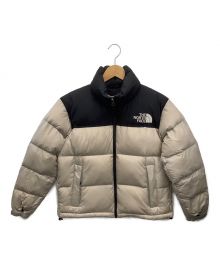 THE NORTH FACE（ザ ノース フェイス）の古着「ダウンジャケット」｜ベージュ×ブラック