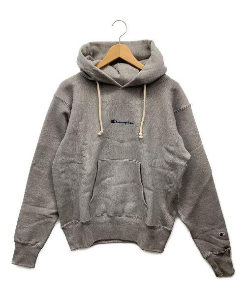 Champion REVERSE WEAVE（チャンピオンリバースウィーブ）Champion REVERSE WEAVE (チャンピオンリバースウィーブ) プルオーバーパーカー グレー サイズ:Lの古着・服飾アイテム