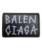 BALENCIAGAバレンシアガ）の古着「3つ折り財布」｜ブラック