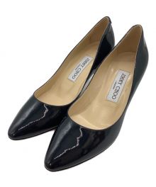 JIMMY CHOO（ジミーチュウ）の古着「ヒールパンプス」｜ネイビー