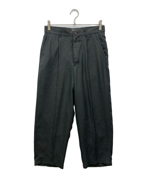 STEVEN ALAN（スティーブンアラン）STEVEN ALAN (スティーブンアラン) TA/PE SLUB SUPER BAGGY TAPERED PANTS グレー サイズ:Sの古着・服飾アイテム