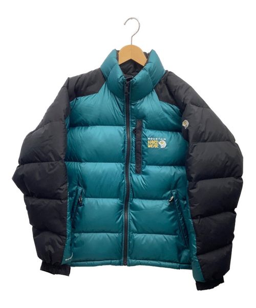 MOUNTAIN HARD WEAR（マウンテンハードウェア）MOUNTAIN HARD WEAR (マウンテンハードウェア) ダウンジャケット グリーン×ブラック サイズ:S 未使用品の古着・服飾アイテム