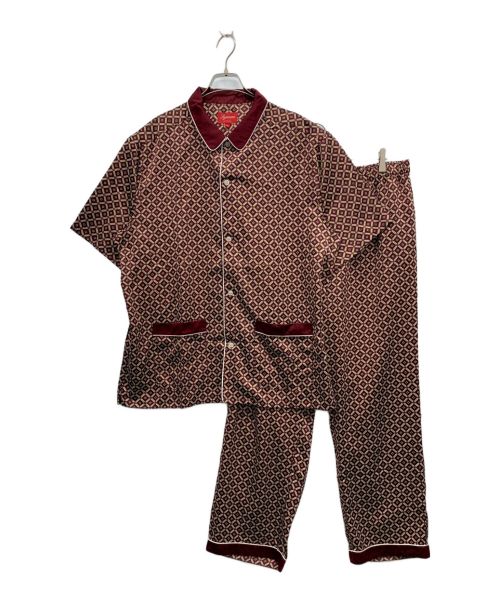 SUPREME（シュプリーム）SUPREME (シュプリーム) Satin Pajama ボルドー サイズ:XLの古着・服飾アイテム