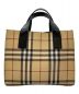 BURBERRY LONDON (バーバリー ロンドン) ハンドバッグ ベージュ：8000円