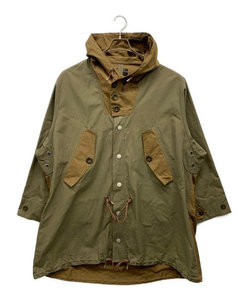 NIGEL CABOURN（ナイジェルケーボン）NIGEL CABOURN (ナイジェルケーボン) ネイヴァルパーカーリップストップ オリーブ サイズ:44の古着・服飾アイテム