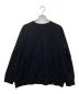 COLINA de passaros（コリーナ）の古着「Super140's Washable Wool Tuck Sweat」｜ブラック