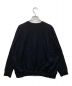 COLINA de passaros (コリーナ) Super140's Washable Wool Tuck Sweat ブラック サイズ:M：5000円