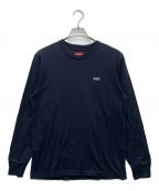 SUPREMEシュプリーム）の古着「Small Box L/S」｜ネイビー