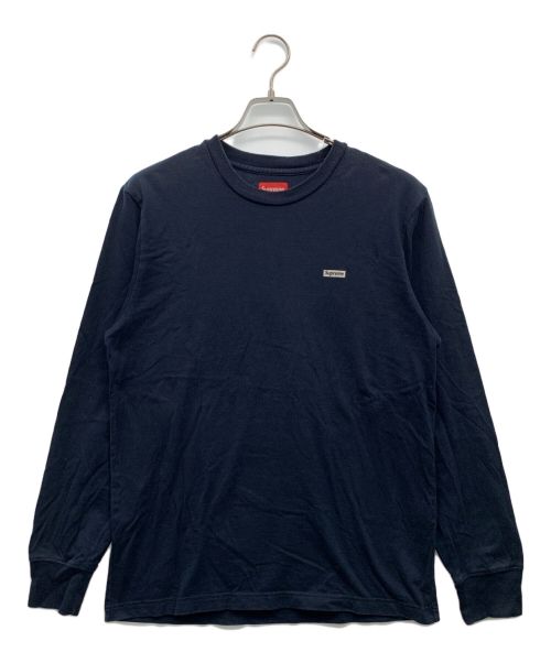 SUPREME（シュプリーム）Supreme (シュプリーム) Small Box L/S ネイビー サイズ:Sの古着・服飾アイテム