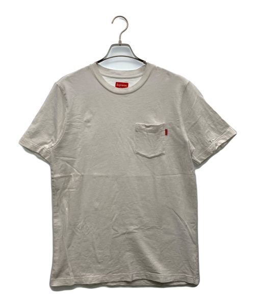 SUPREME（シュプリーム）Supreme (シュプリーム) S/S Pocket Tee ホワイト サイズ:Mの古着・服飾アイテム