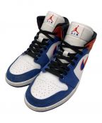 NIKEナイキ）の古着「AIR JORDAN 1 MID SE」｜ブルー×レッド