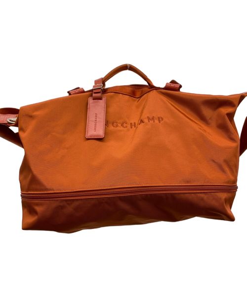 LONGCHAMP（ロンシャン）LONGCHAMP (ロンシャン) ボストンバッグ ブラウンの古着・服飾アイテム