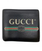 GUCCIグッチ）の古着「2つ折り財布」｜ブラック