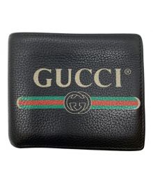 GUCCI（グッチ）の古着「2つ折り財布」｜ブラック