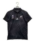 adidas×ALL BLACKSアディダス×オールブラックス）の古着「ポロシャツ」｜ブラック