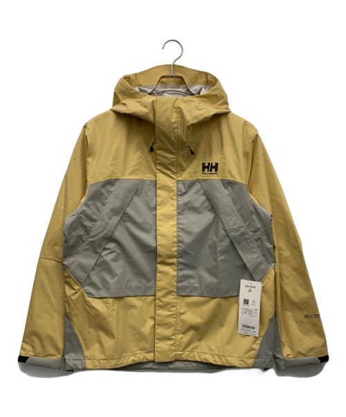 HELLY HANSEN（ヘリーハンセン）HELLY HANSEN (ヘリーハンセン) スカンザライトジャケット カーキ×グレー サイズ:M 未使用品の古着・服飾アイテム