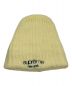 Supreme（シュプリーム）の古着「Ribbed Beanie Cream」｜イエロー