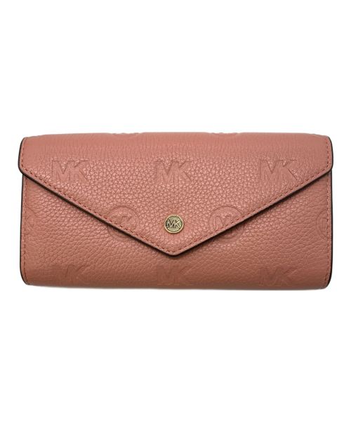 MICHAEL KORS（マイケルコース）MICHAEL KORS (マイケルコース) 長財布 ピンクの古着・服飾アイテム