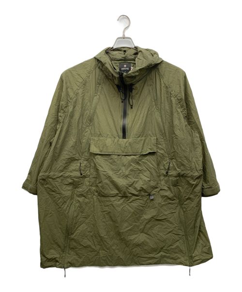 Snow peak（スノーピーク）snow peak (スノーピーク) Rain&Wind Resistant Poncho オリーブ サイズ:1の古着・服飾アイテム