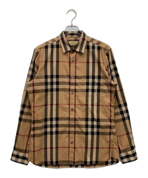 BURBERRY（バーバリー）BURBERRY (バーバリー) ノバチェックシャツ ベージュ サイズ:Mの古着・服飾アイテム