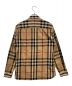 BURBERRY (バーバリー) ノバチェックシャツ ベージュ サイズ:M：10000円