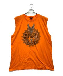 モーターTシャツ（モーターTシャツ）の古着「[古着]HARLEY-DAVIDSON モーターTシャツ」｜オレンジ