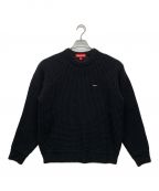 SUPREMEシュプリーム）の古着「Supreme Waffle Small Box Sweater」｜ブラック