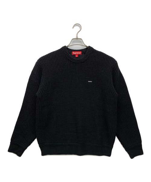 SUPREME（シュプリーム）Supreme (シュプリーム) Supreme Waffle Small Box Sweater ブラック サイズ:Sの古着・服飾アイテム