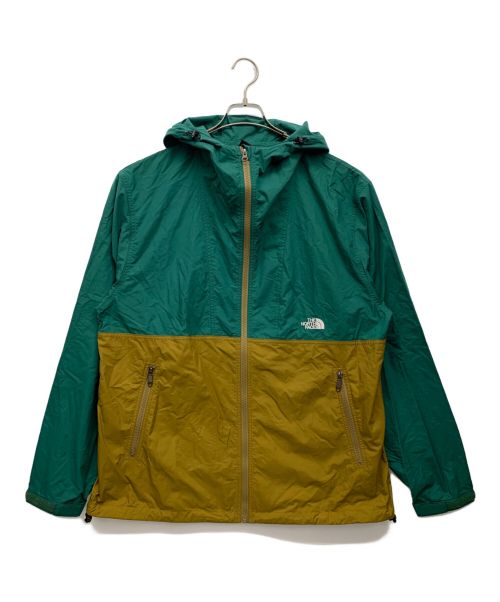 THE NORTH FACE（ザ ノース フェイス）THE NORTH FACE (ザ ノース フェイス) コンパクトジャケット グリーン×カーキ サイズ:XLの古着・服飾アイテム