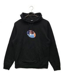 stussy（ステューシー）の古着「OVAL LOGO HOODIE」｜ブラック