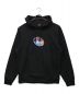 stussy（ステューシー）の古着「OVAL LOGO HOODIE」｜ブラック