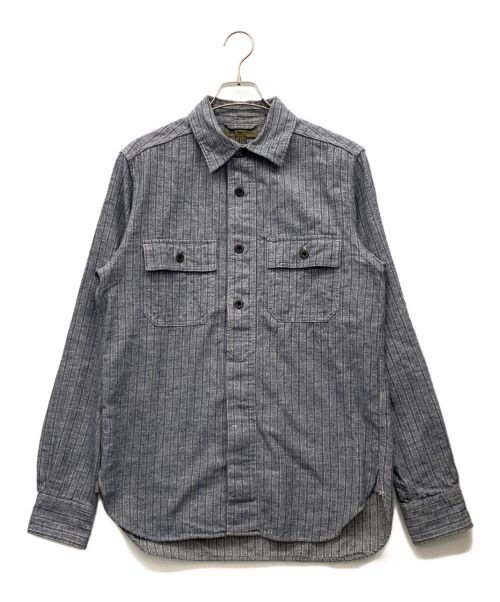 NIGEL CABOURN（ナイジェルケーボン）NIGEL CABOURN (ナイジェルケーボン) シャツジャケット ブルー サイズ:48の古着・服飾アイテム