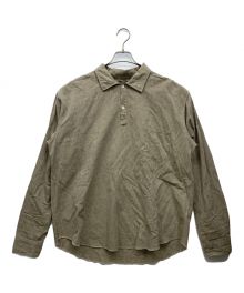 NIGEL CABOURN（ナイジェルケーボン）の古着「プルオーバーシャツ」｜ベージュ