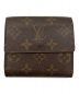 LOUIS VUITTON (ルイ ヴィトン) 2つ折り財布 ブラウン：7000円