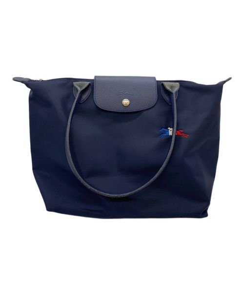 LONGCHAMP（ロンシャン）LONGCHAMP (ロングチャンプ) トートバッグ ネイビーの古着・服飾アイテム