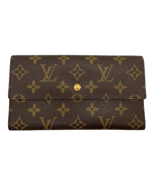 LOUIS VUITTON（ルイ ヴィトン）LOUIS VUITTON (ルイ ヴィトン) 長財布 ブラウンの古着・服飾アイテム