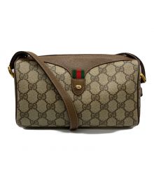 GUCCI（グッチ）の古着「ショルダーバッグ」｜カーキ×ブラウン