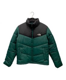 THE NORTH FACE（ザ ノース フェイス）の古着「ダウンジャケット」｜グリーン×ブラック