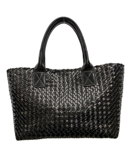 BOTTEGA VENETA（ボッテガベネタ）BOTTEGA VENETA (ボッテガベネタ) ハンドバッグ ブラックの古着・服飾アイテム