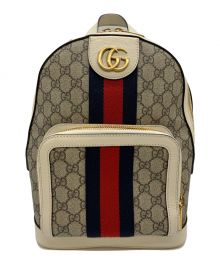 GUCCI（グッチ）の古着「リュック」｜ベージュ×アイボリー