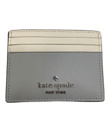 Kate Spade（ケイトスペード）の古着「カードケース」｜グレー×アイボリー