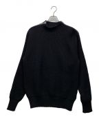 JOHN LAWRENCE SULLIVANジョン ローレンス サリバン）の古着「ZIPPED KNIT SWEATER」｜ブラック