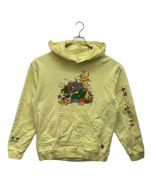 UNLESS（UNLESS）UNLESS (UNLESS) MAMMUT (マムート) プルオーバーパーカー レモンイエロー サイズ:W(L) M(M)の古着・服飾アイテム