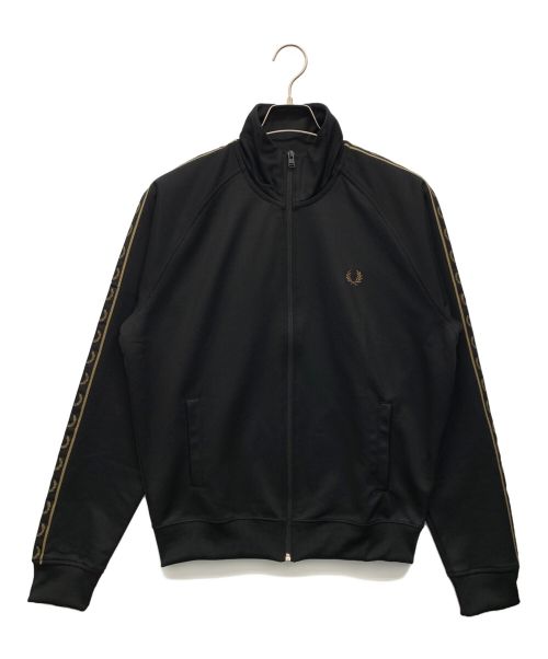 FRED PERRY（フレッドペリー）FRED PERRY (フレッドペリー) コントラステープトラックジャケット ブラック サイズ:Mの古着・服飾アイテム