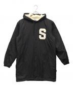 Champion×stussyチャンピオン×ステューシー）の古着「コート」｜ブラック