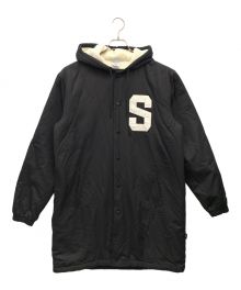 Champion×stussy（チャンピオン×ステューシー）の古着「コート」｜ブラック